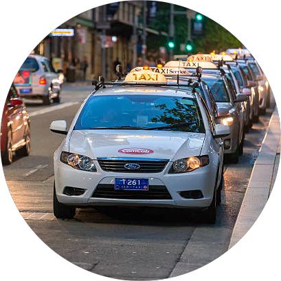 vast Taxi fleet